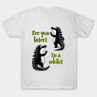 Graphic T-Shirt Punny Swamp Friends T-Shirt